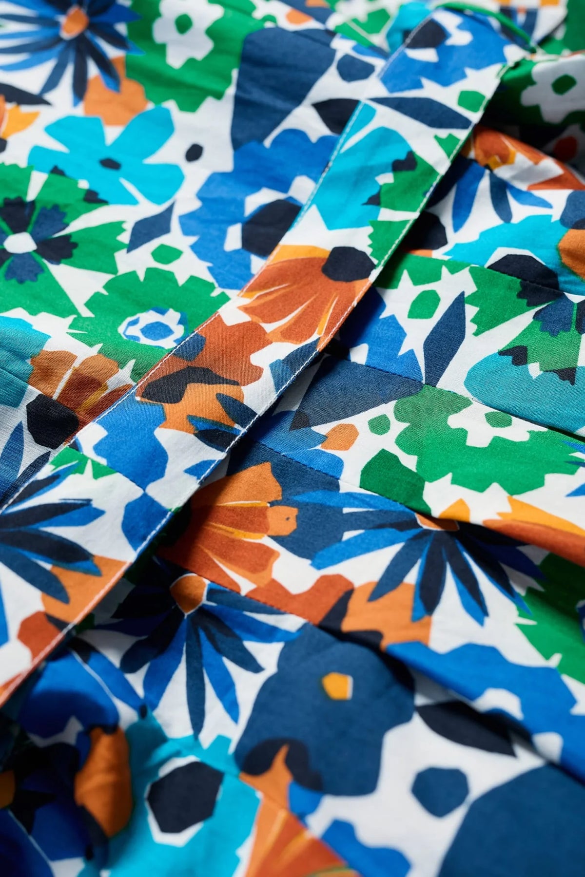 Belle Dress - Screenprint Floral Chalk