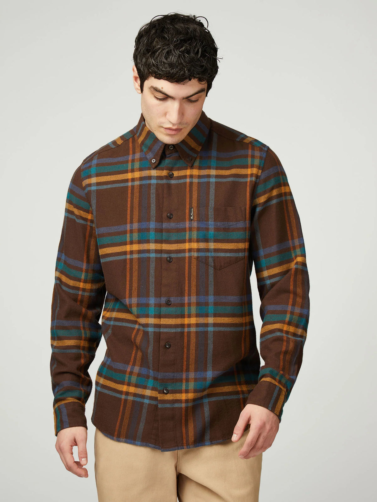 Ben Sherman Oversized Brushed Check Shirt