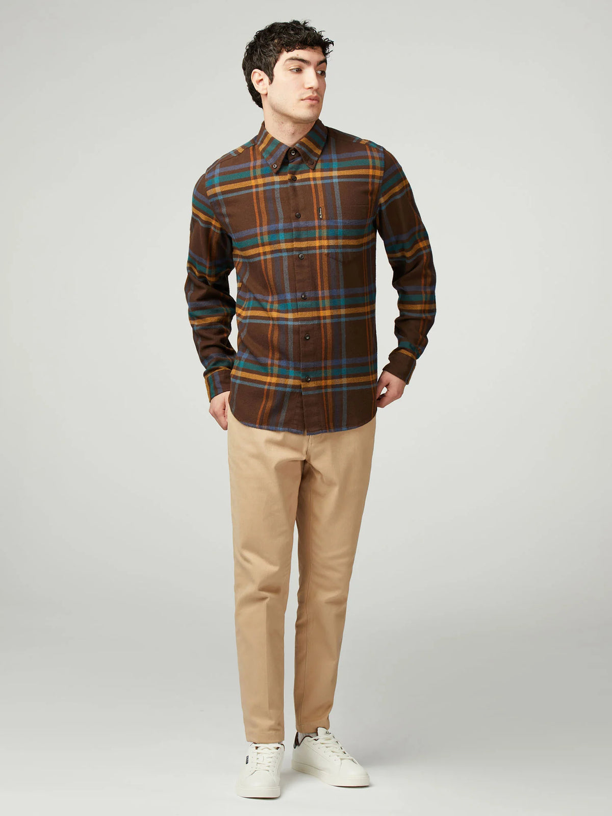 Ben Sherman Oversized Brushed Check Shirt