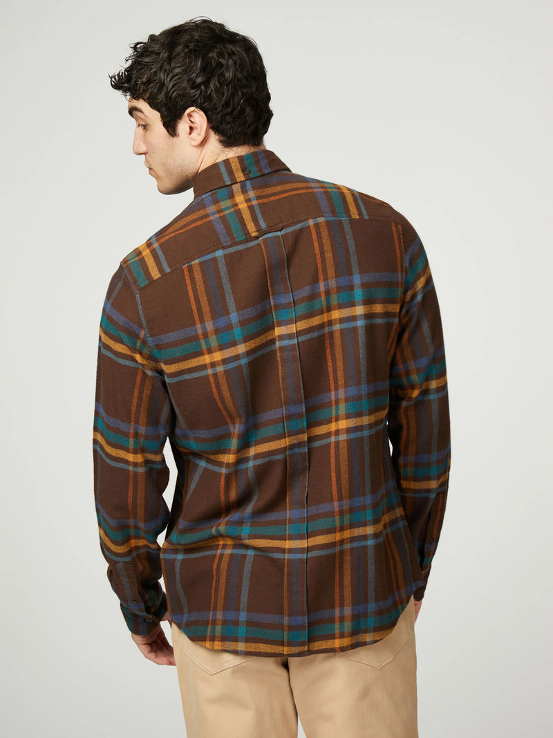 Ben Sherman Oversized Brushed Check Shirt