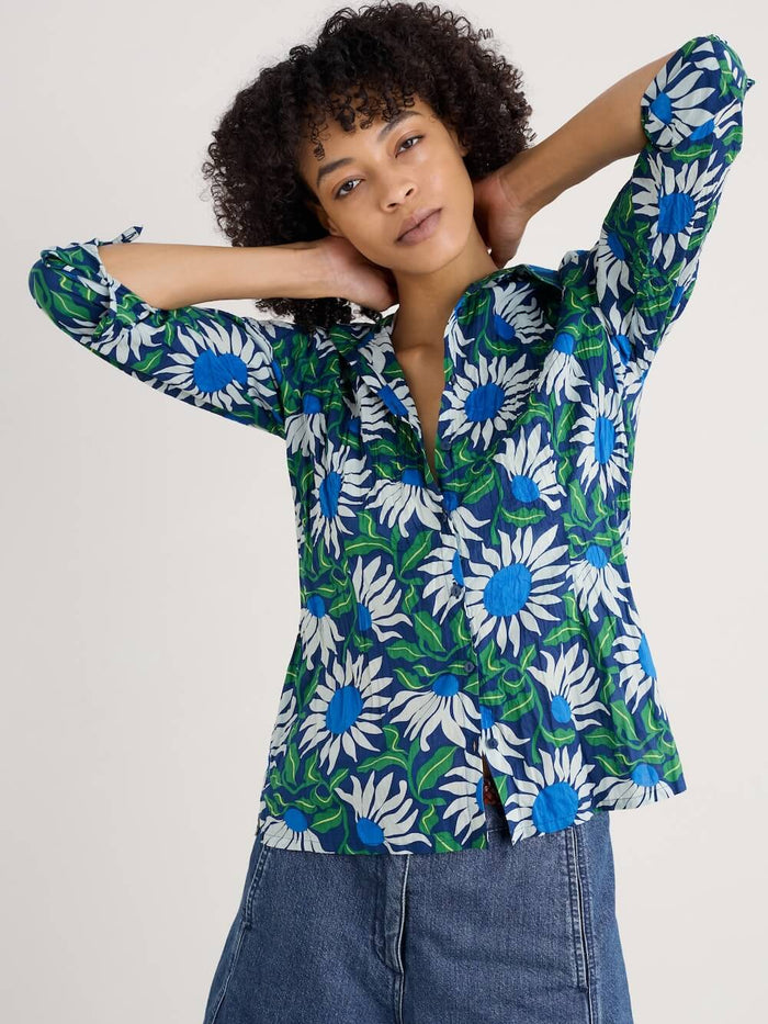 Seasalt Larissa Shirt Bold Sunflower Marine