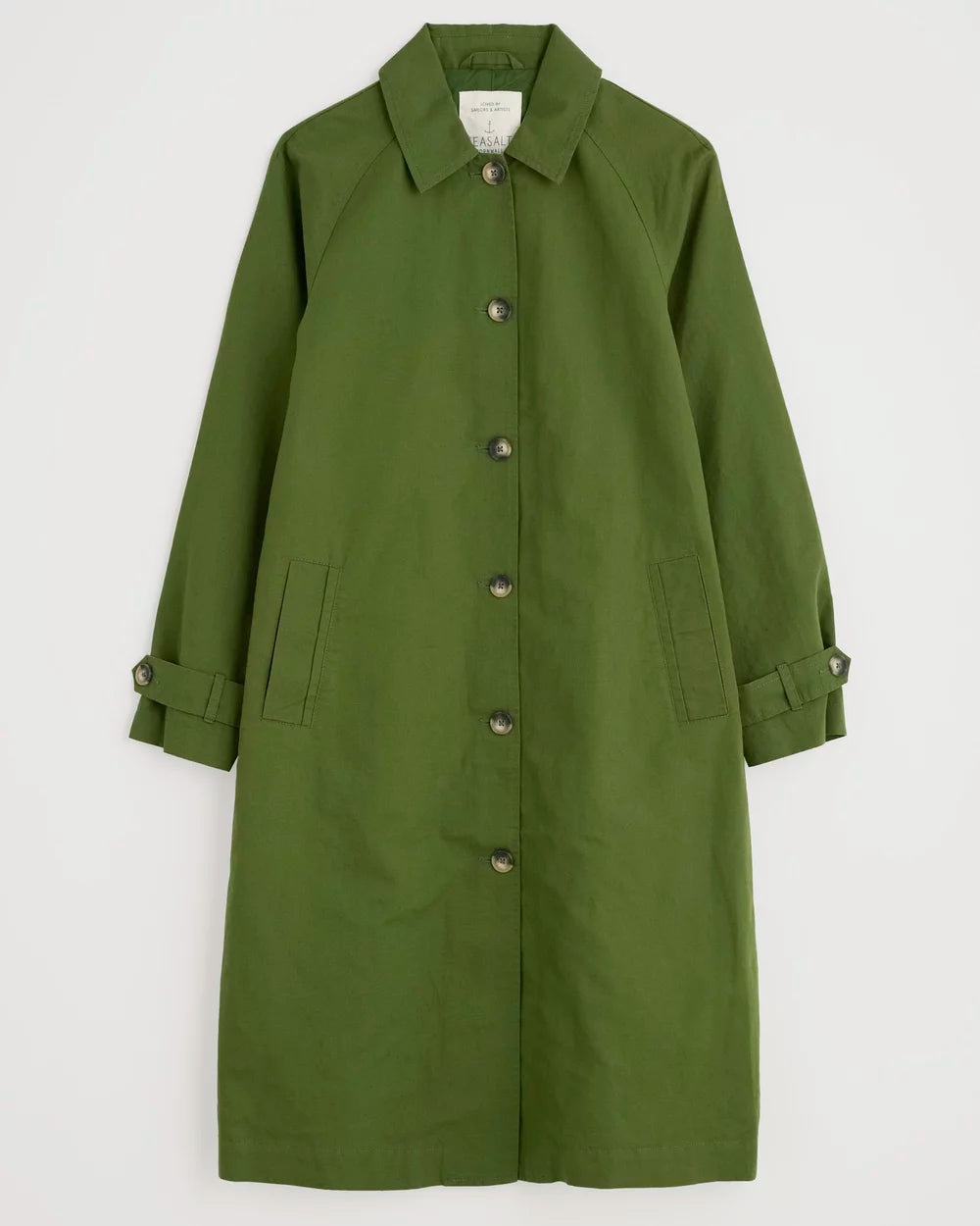 Seasalt Boscastle Mac Regular in Forest Green