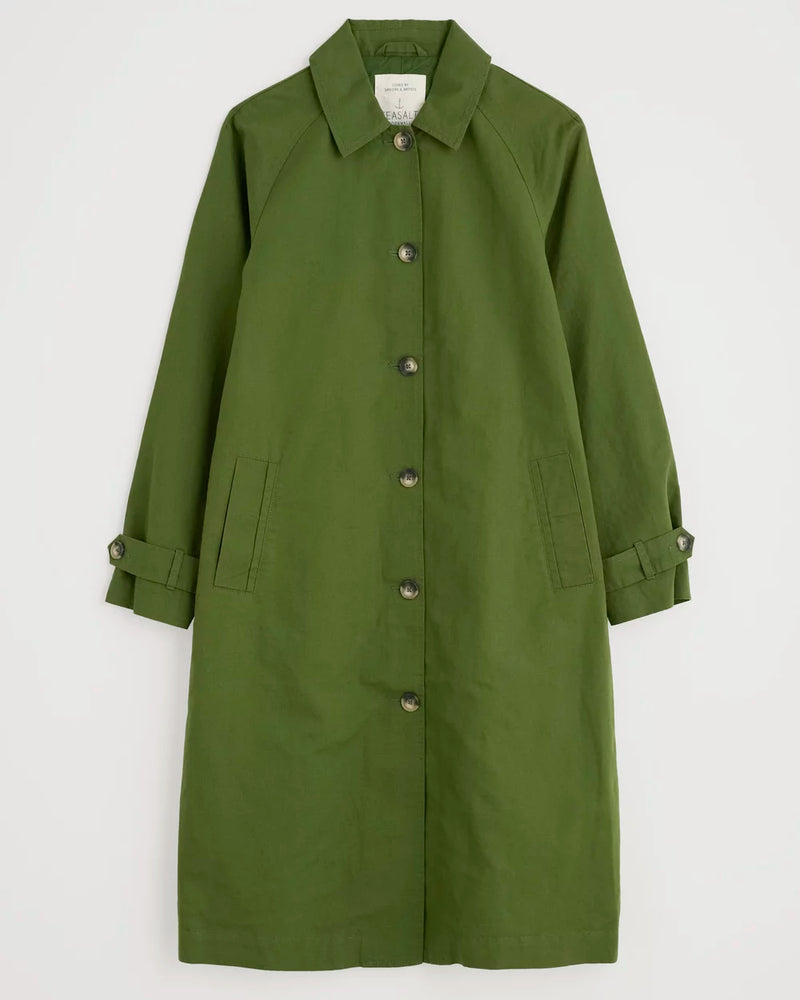 Seasalt Boscastle Mac Regular in Forest Green