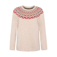 Mansted Brigitte Crew Jumper in Oat