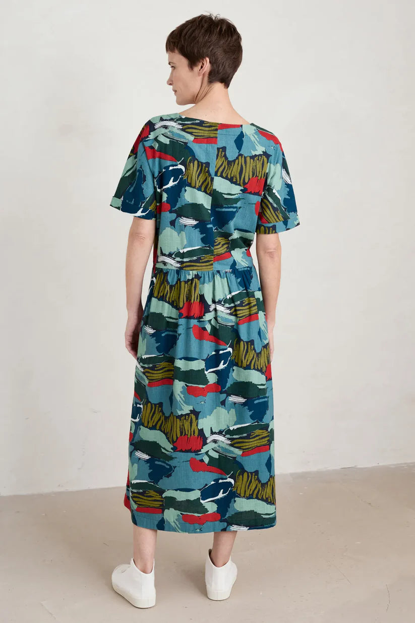 Seasalt Brouse Dress Painted Marsh - Maritime