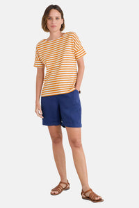 Seasalt Bryher View T-Shirt Mini Cornish Daylily Chalk