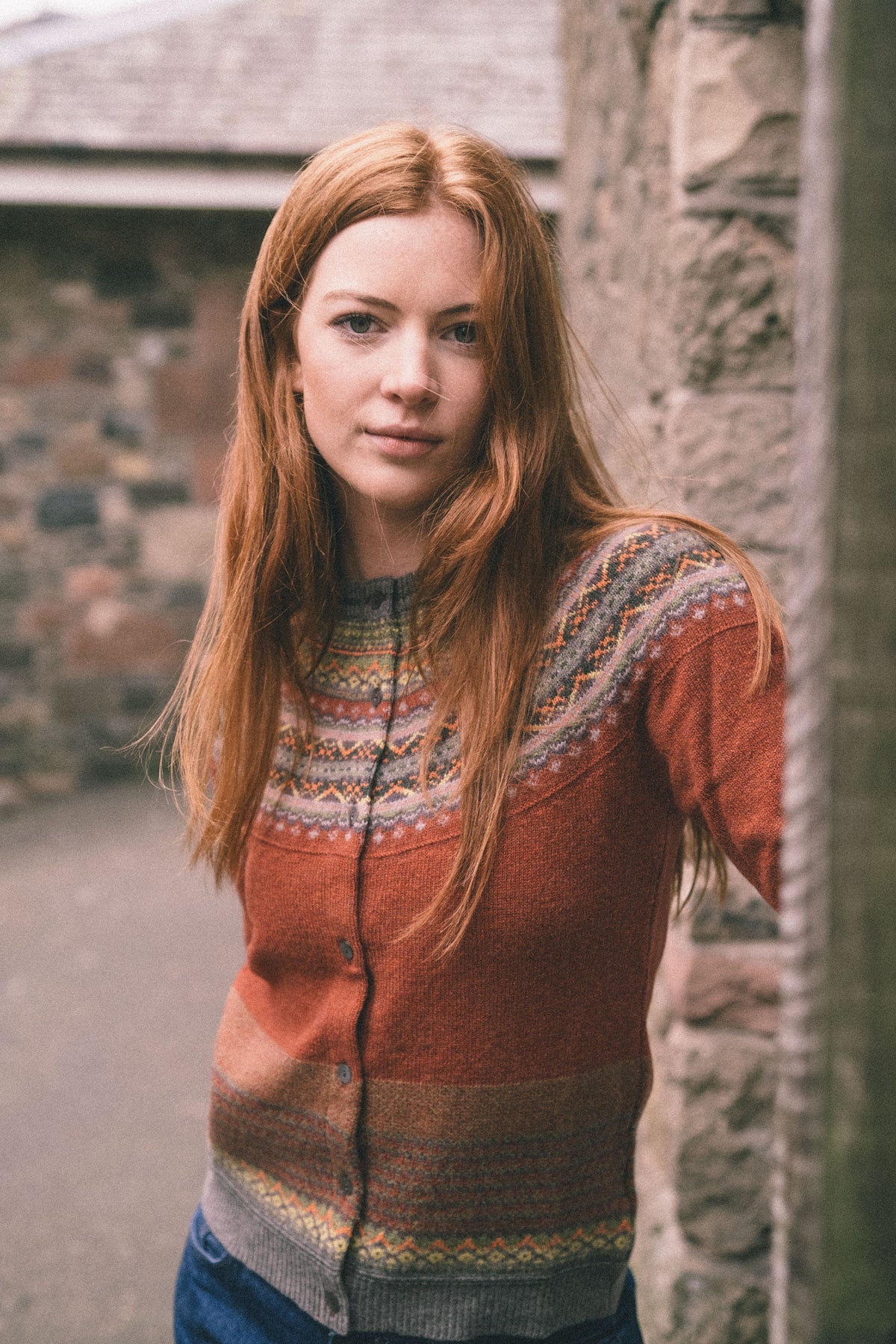 Eribe Alpine Cardigan in Copperleaf
