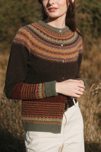 Eribe Alpine Classic Cardigan in Oakley