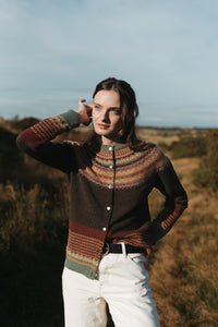 Eribe Alpine Classic Cardigan in Oakley