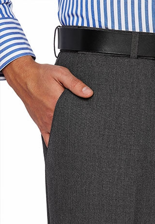 City Club Carter Dress Pant - Charcoal