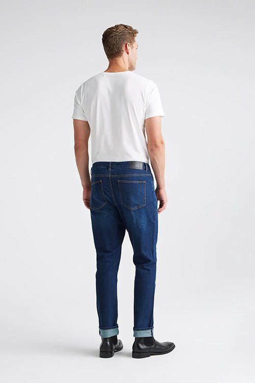 Toorallie Men's Merino-Denim Clyde Jeans - Denim