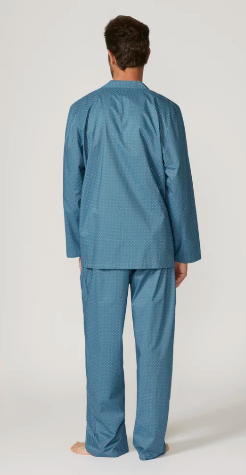 Contare Country Featherweight Pyjamas - Blue Copen Symbols