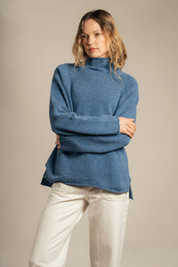 Eribe Corry Ladies Raglan Sweater in Jeans