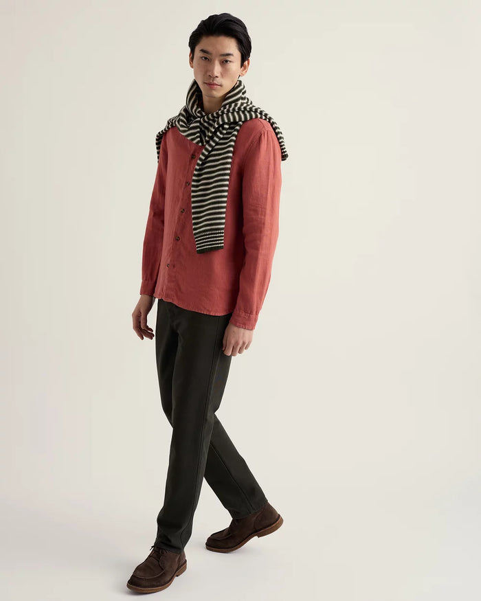 Seasalt Men's Curator shirt in Dusty Copper