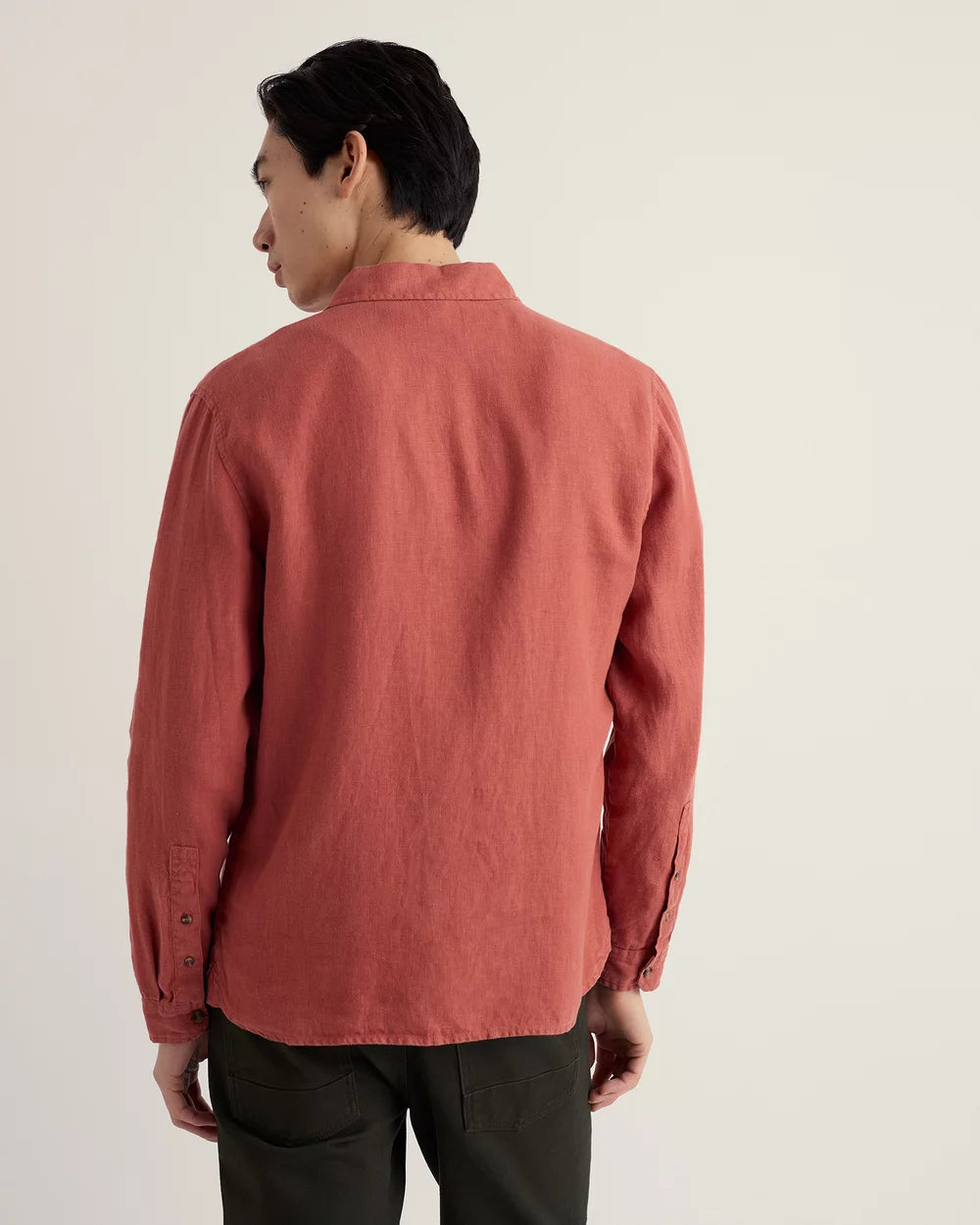 Seasalt Men's Curator shirt in Dusty Copper