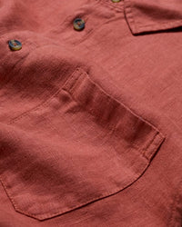 Seasalt Men's Curator shirt in Dusty Copper