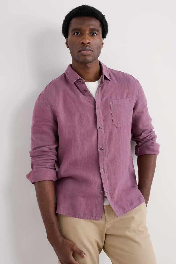 Seasalt Men's Curator shirt in Heather