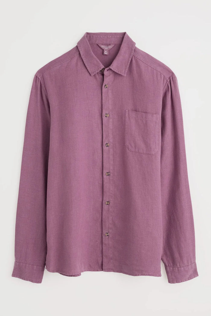 Seasalt Men's Curator shirt in Heather