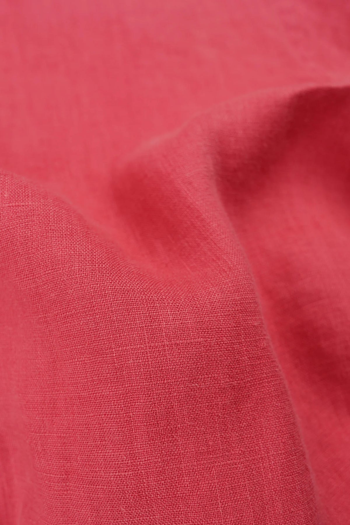 James Harper Pure Linen LS Shirt in Coral JHS725
