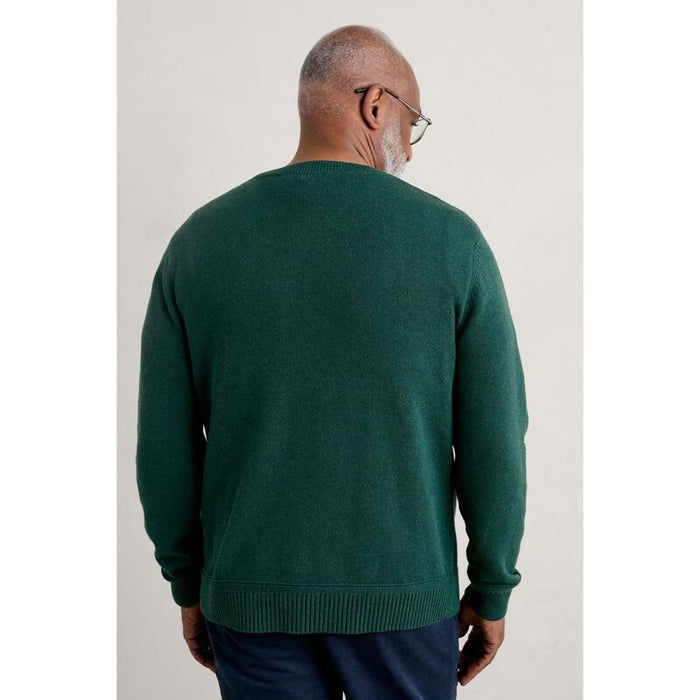 Seasalt Mens Mainbrace Jumper in Dark Fern