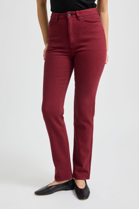 Ladies Toorallie Merino Denim Bendigo High-Rise Jeans