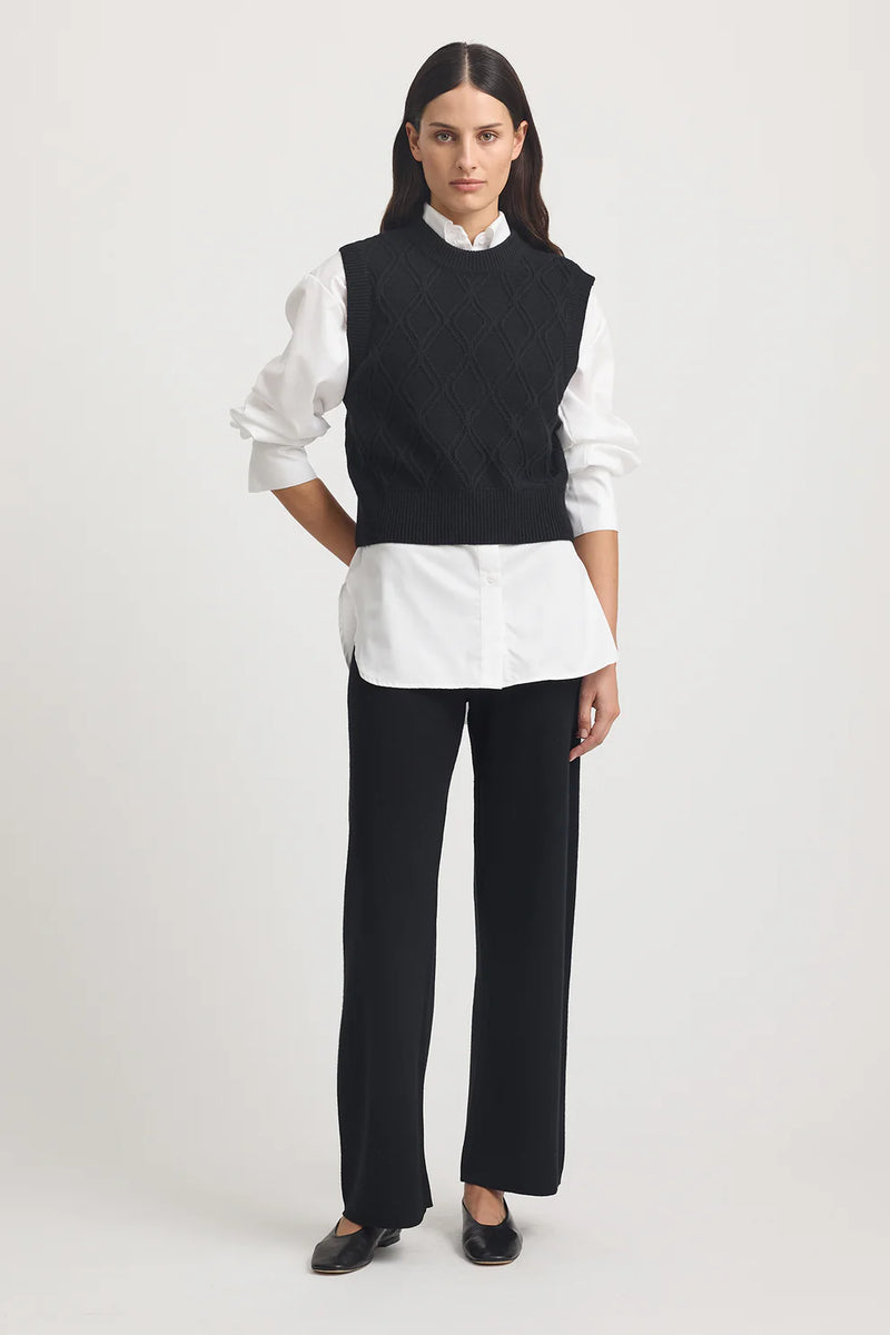 Toorallie Diamond Cable Vest