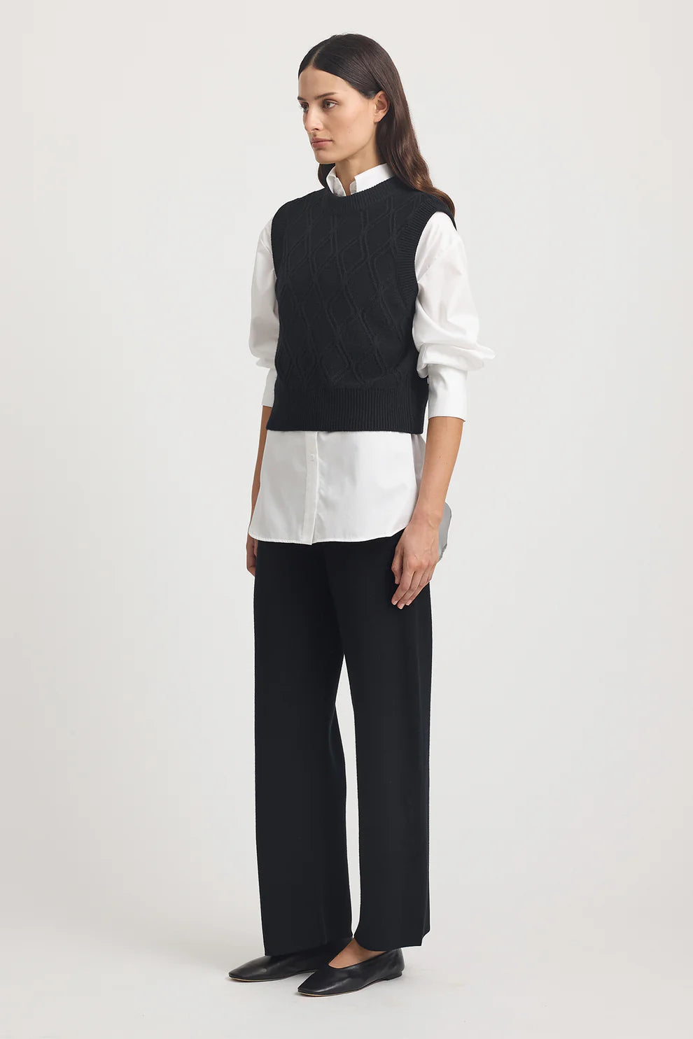 Toorallie Diamond Cable Vest