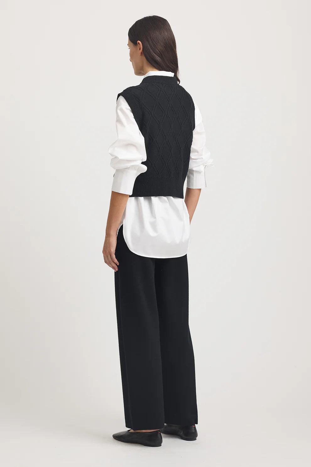 Toorallie Diamond Cable Vest