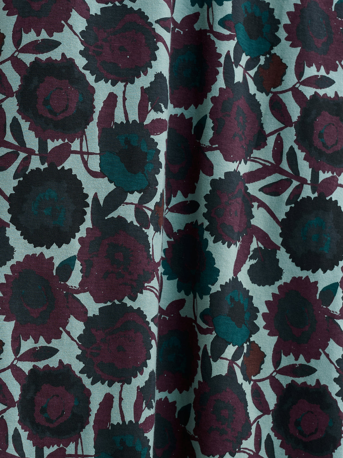 Seasalt Emily Dress in Figurative Floral Sardine