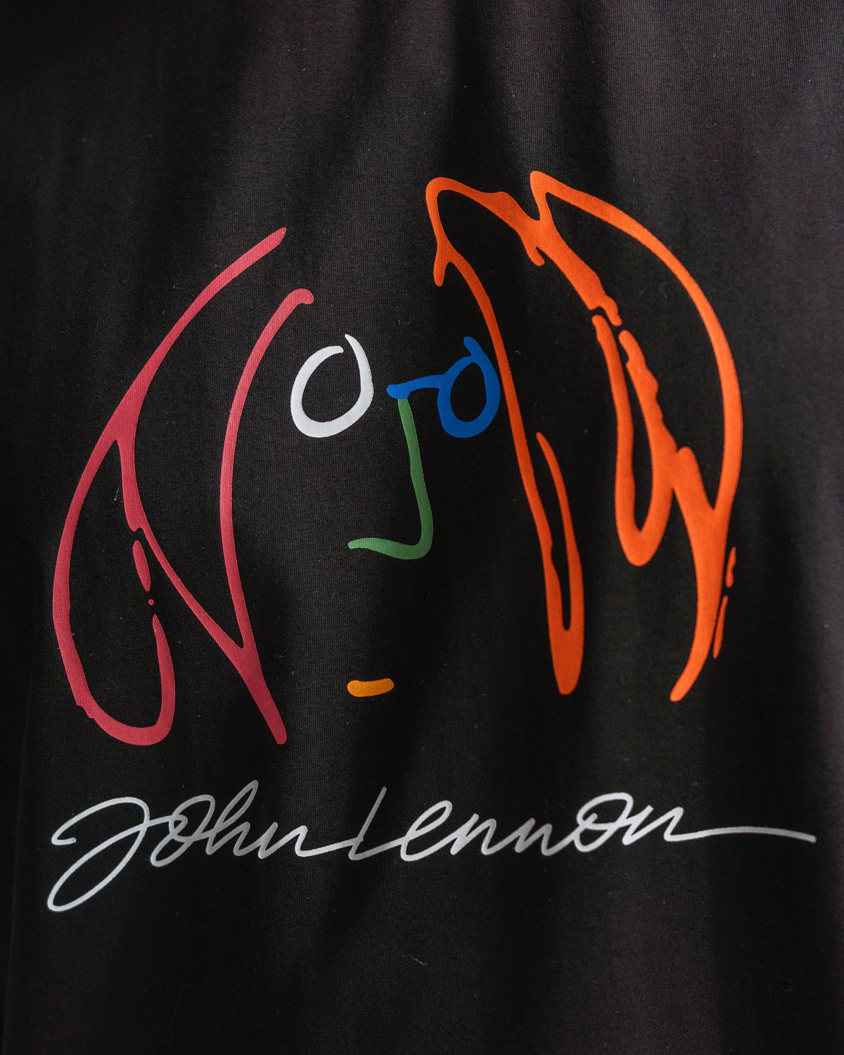 John Lennon T-Shirt 'Imagine' in Black