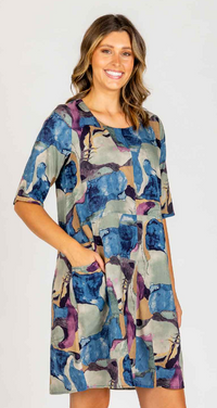 Eva Dress - Soft Watercolours