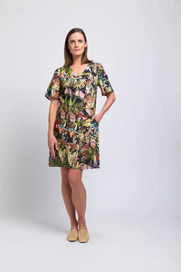 Foil Runway Dress - Jungle Fever