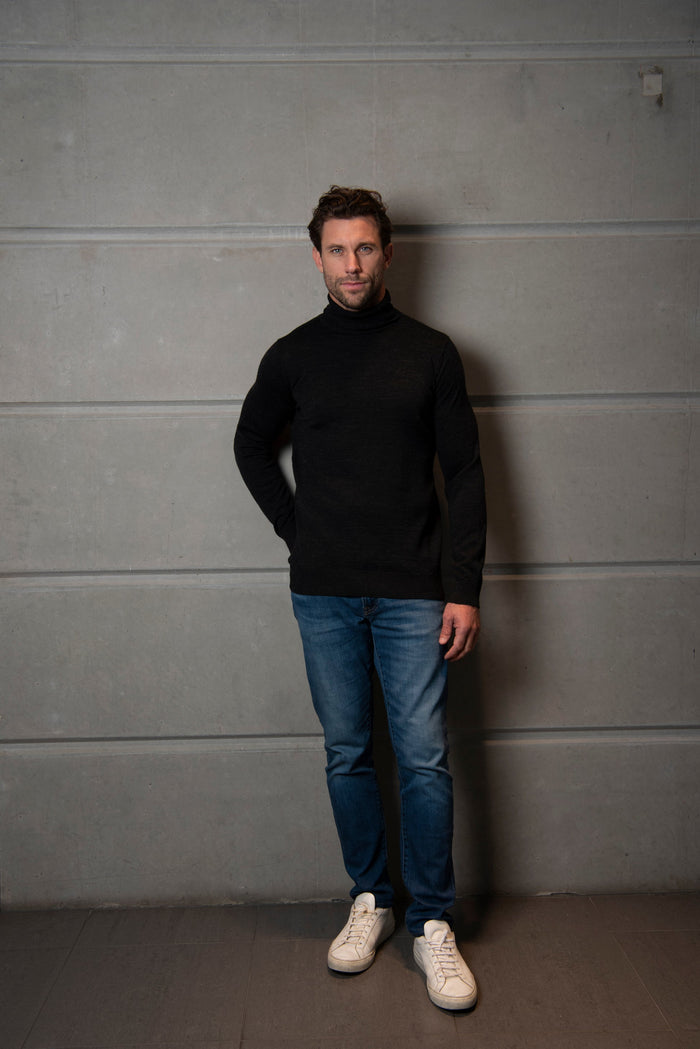 Fields Merino Roll Neck Jumper FL820