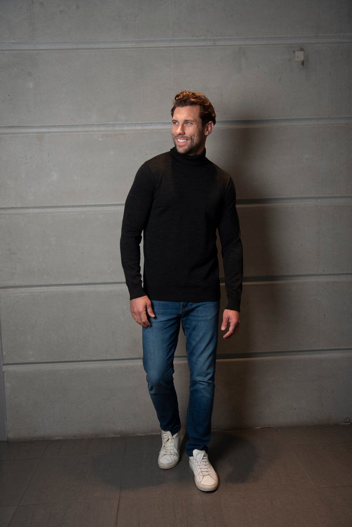 Fields Merino Roll Neck Jumper FL820