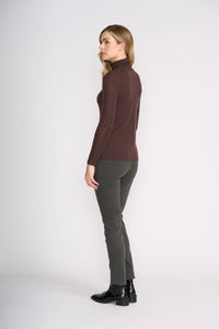 Foil Holey Moley Trouser in Dark Sage 6827