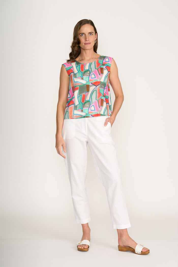 Foil It's Only Natural Top in Colour Fusion 6917