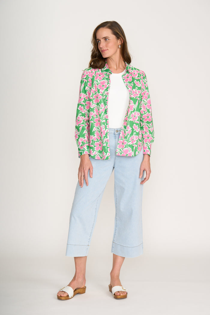 Foil All Class Shirt in Blossom Pop 7428