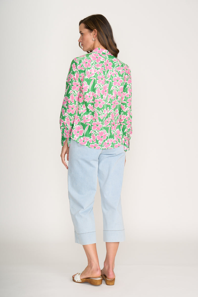Foil All Class Shirt in Blossom Pop 7428