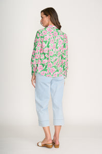 Foil All Class Shirt in Blossom Pop 7428