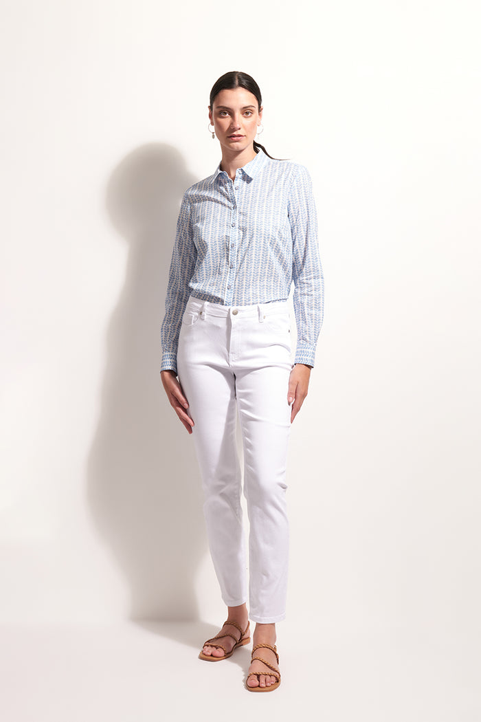 Foil All Class Shirt in Bluebelle Drops 7428