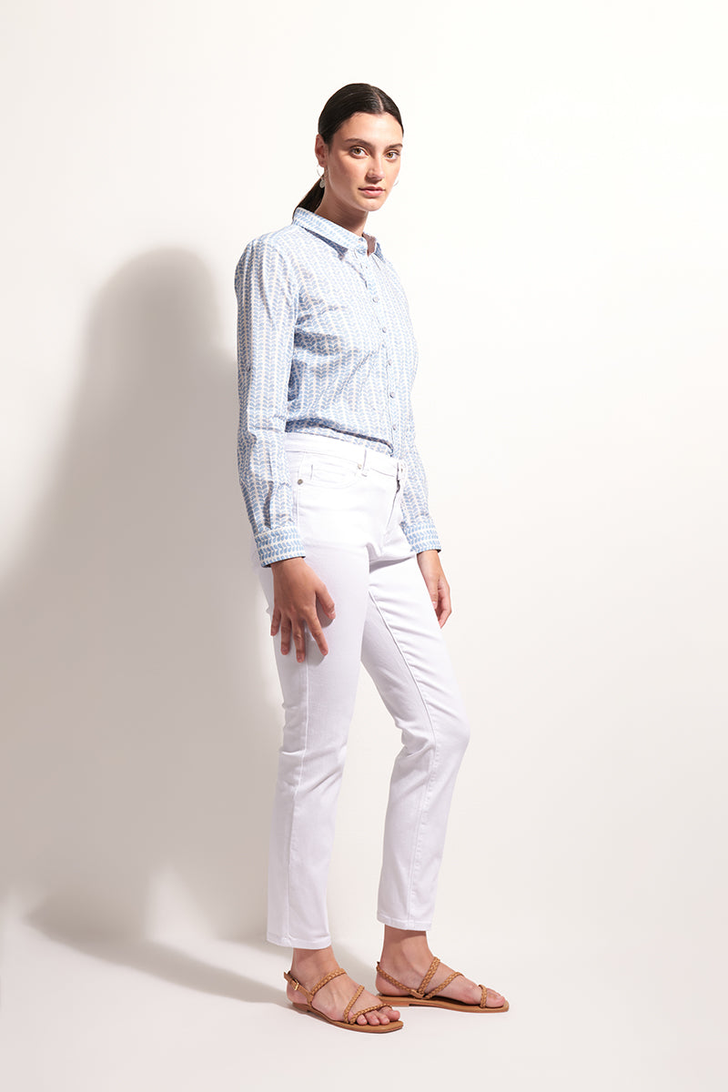 Foil All Class Shirt in Bluebelle Drops 7428