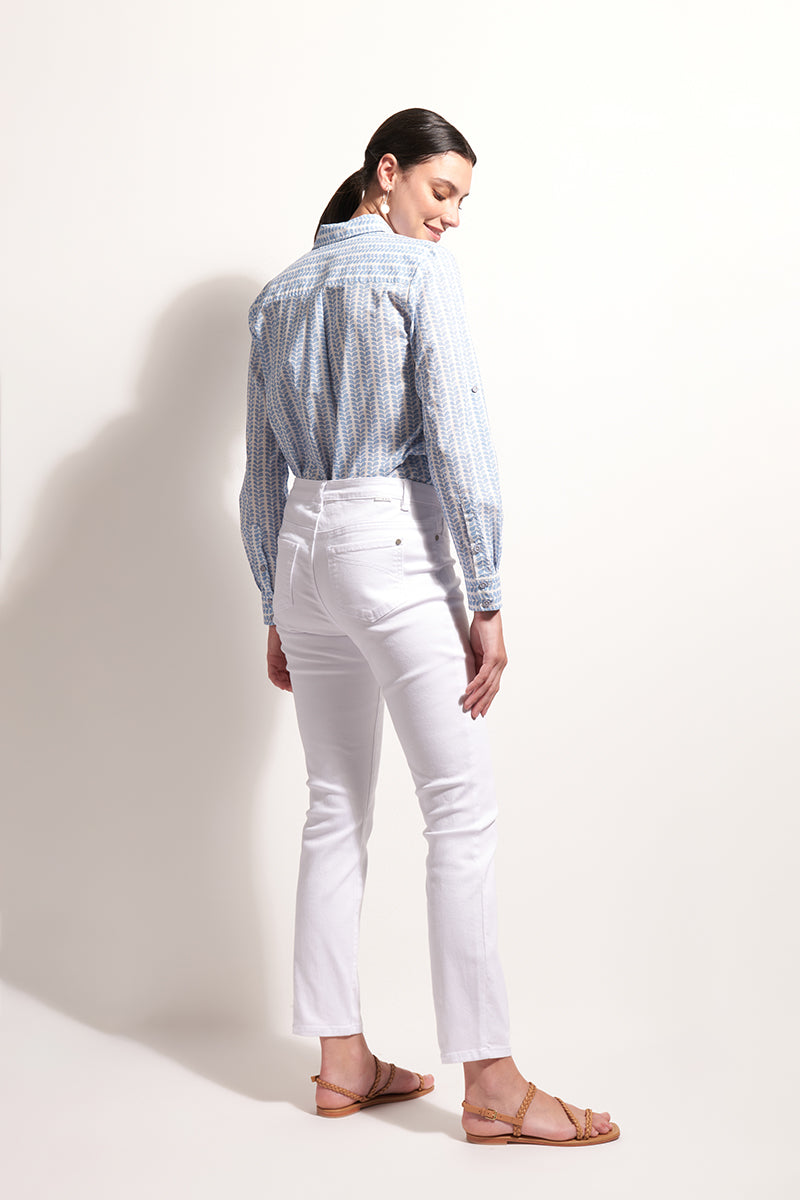 Foil All Class Shirt in Bluebelle Drops 7428