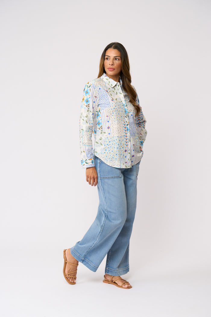 All Class Shirt in Flower Patch 7043