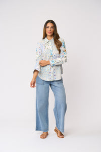 All Class Shirt in Flower Patch 7043