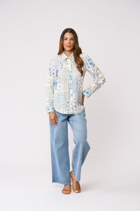 All Class Shirt in Flower Patch 7043