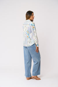 All Class Shirt in Flower Patch 7043
