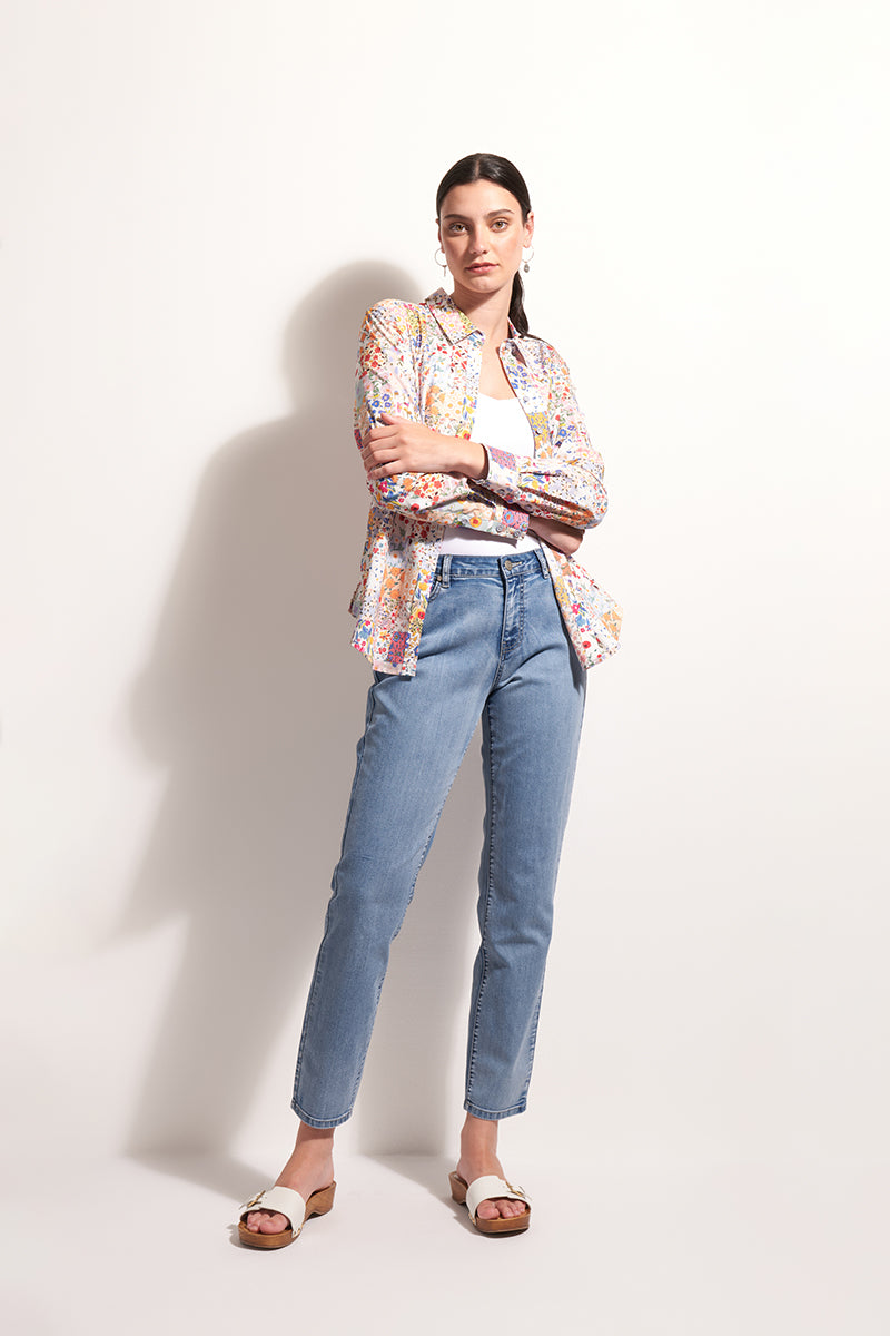 Foil All Class Shirt in Summer Patchwork 7428