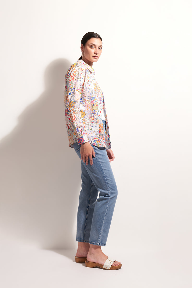 Foil All Class Shirt in Summer Patchwork 7428