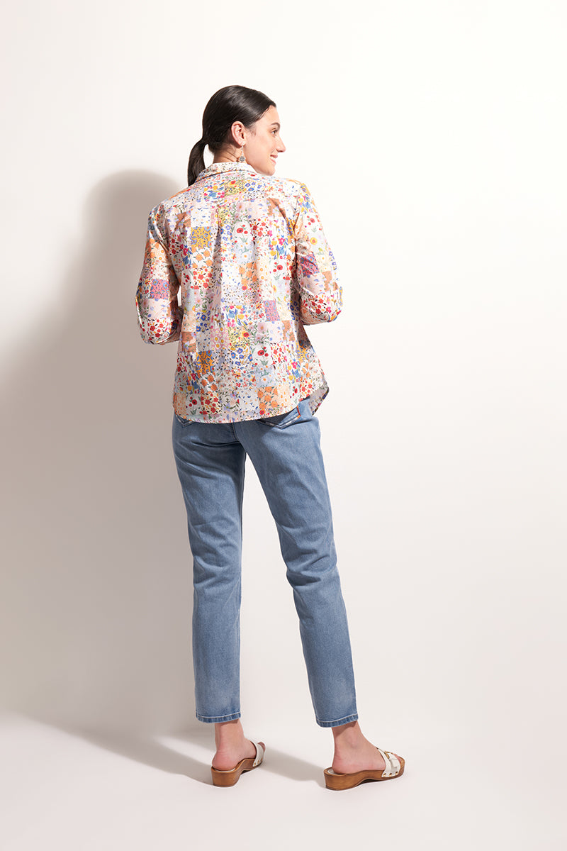 Foil All Class Shirt in Summer Patchwork 7428