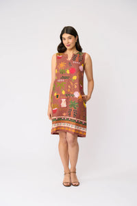 Sun-sational Dress in Salsa FO7465